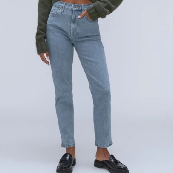 Everlane Denim - Everlane The Original Cheeky Jeans Organic Cotton Straight Leg